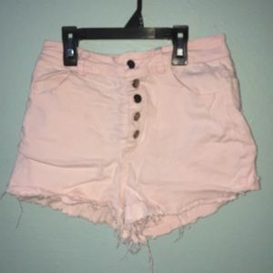pink booty shorts